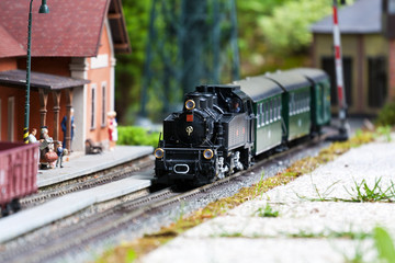 Obraz premium Model pociągu