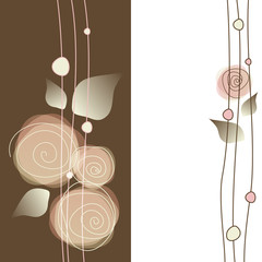 Sfondo con fiori delicati - Delicate floral background