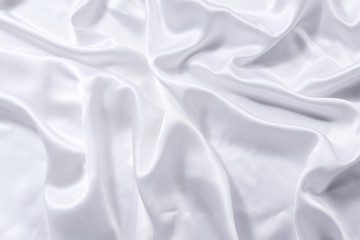 Obraz premium biały jedwab