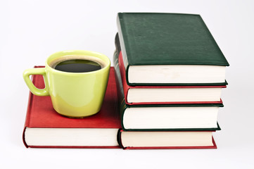 Books and coffee