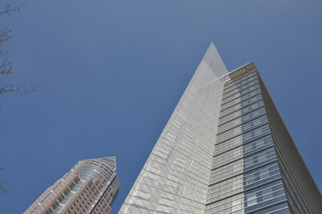 Fototapeta premium Hochhäuser in Frankfurt