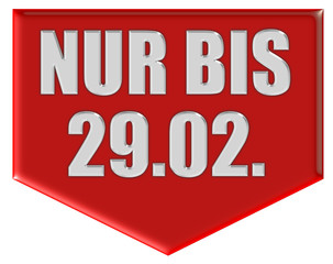 Marker rot Pfeil unten NUR BIS 29.02.