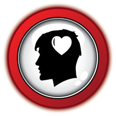 HEART HEAD ICON