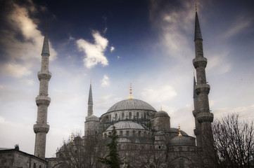 Fototapeta na wymiar Błękitny Meczet - Istanbul / Turcja