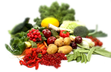 Fruits and vegetables