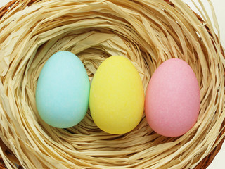 Colorful Easter eggs.