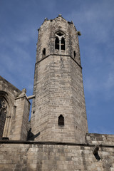 Fototapeta na wymiar Saint Agata Chapel in Barcelona, Catalonia, Spain
