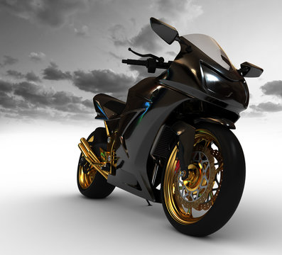 Render of concept motorcycle