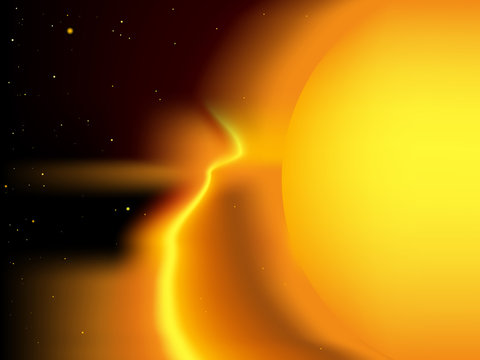 Solar flare background
