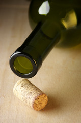 Wine bottle and cork