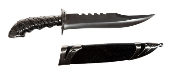 Model of the old dagger with a white background