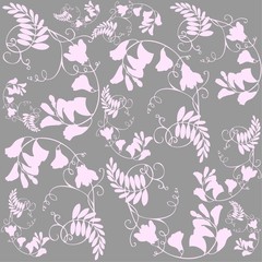 Seamless background from a flowers ornament