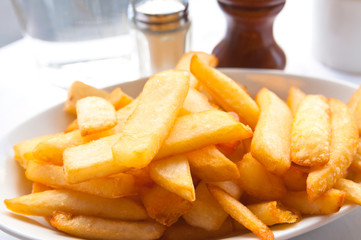 Golden French fries