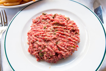 Raw beef