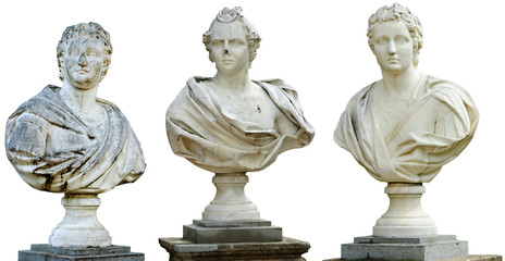 3 isolated busts