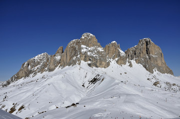 sasso lungo group, dolomites