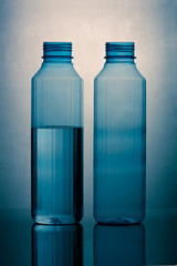 Two plastic bottles