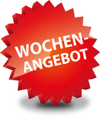 Button Rund Wochenangebot Wochen Angebot