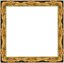 Fototapeta premium gold frame