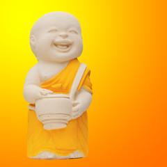 Child Monk Statue