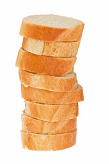 Baguette Brotschnitten
