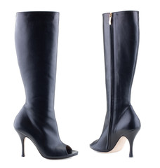 Women's boots  on a white background.