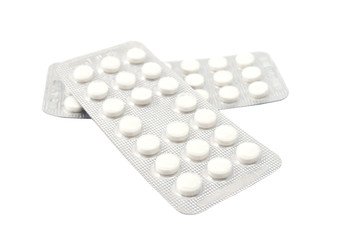 packaging of tablets on a white background