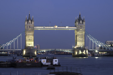 Tower Bridge, London at night