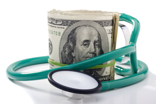 Stethoscope And Money