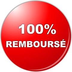 bouton 100% remboursé