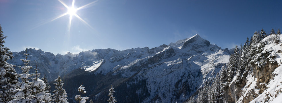 Garmisch Winter-Panorama