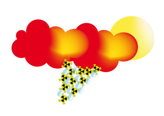 Radioaktiver Niederschlag © stolldesign14