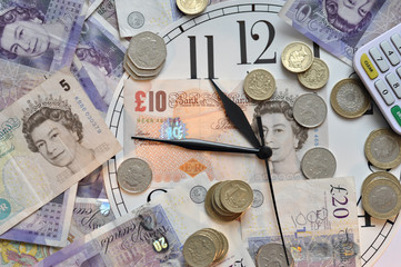 uk sterling pounds notes and coins