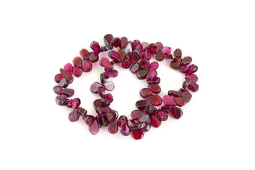 The fine garnet chaplet from Ural