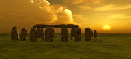 Stonehenge Sunset