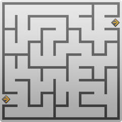 Small gray labyrinth