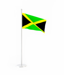 3D flag of Jamaica