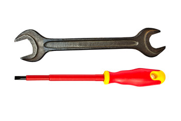 screwdriver and wrench