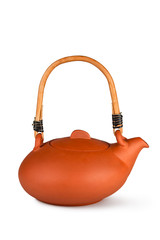 Earthenware Asian tradition style teapot