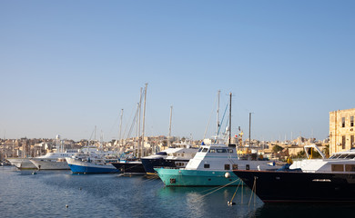 Fototapeta premium Yachts at Lazaretto Creek
