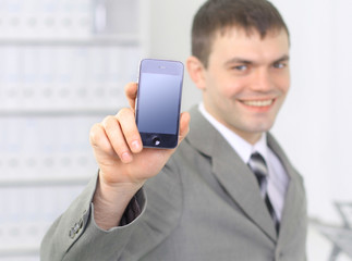 The young business man at office