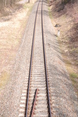 Obraz premium Schienen