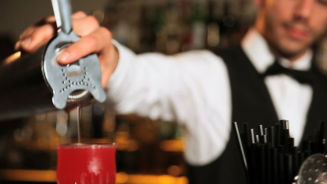 Pouring Drink