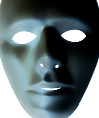 Masque gris négatif