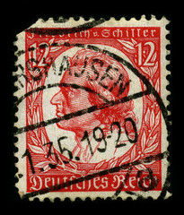 Postage stamp.