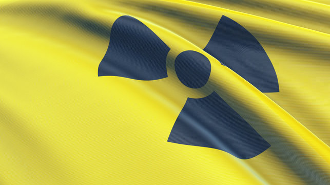 Flagge atomare Gefahr