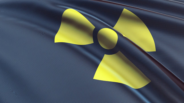 Flagge atomare Gefahr