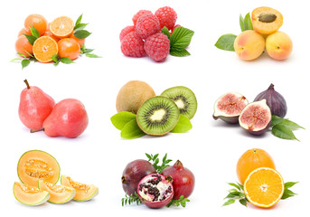 collection of fresh fruits