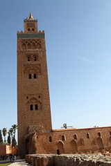 Fototapeta premium Koutoubia mosque, Marrakech, Morocco, Africa