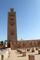 Fototapeta na wymiar Koutoubia mosque, Marrakech, Morocco, Africa